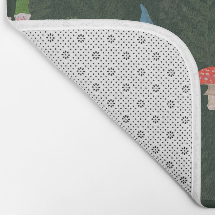 Woodland Gnomes Bath Mat Gallery Image 2