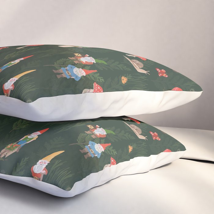 Woodland Gnomes Pillow Sham Gallery Image 3