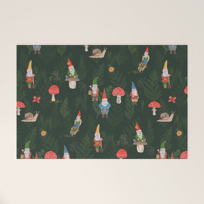 Woodland Gnomes Welcome Mat Gallery Image 1