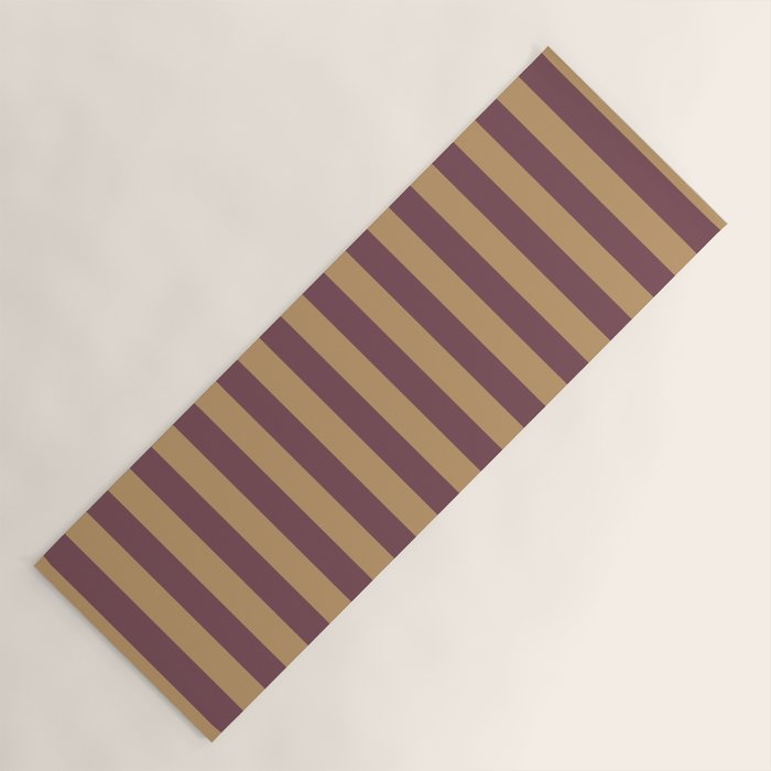 Nocturne Taffy Stripe - Cozy Heirloom Yoga Mat Gallery Image 1