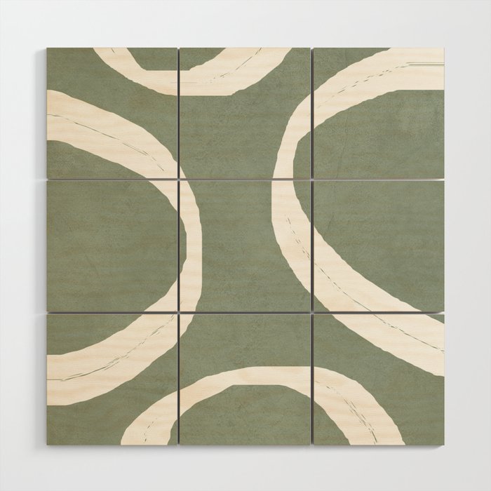 Abstract Lines I Wood Wall Art Gallery Image 1