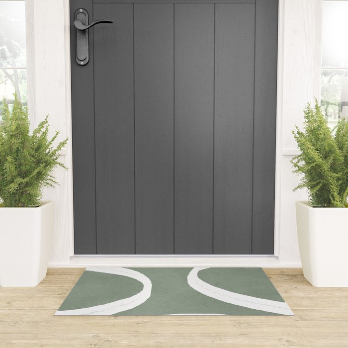 Abstract Lines I Welcome Mat Gallery Image 3