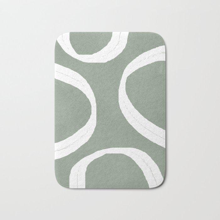 Abstract Lines I Bath Mat Gallery Image 1