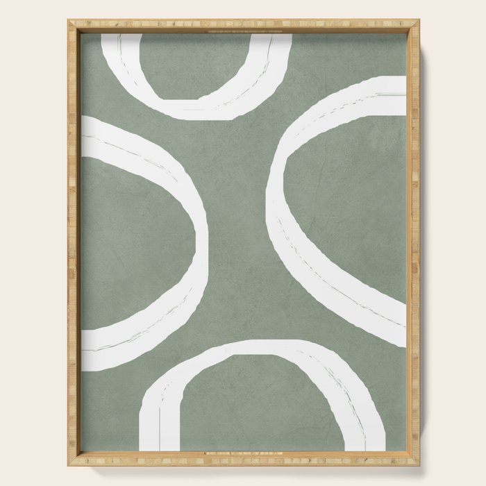 Abstract Lines I Serving Tray Gallery Image 1