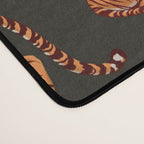 Tigers - Charcoal Black Desk Mat Gallery Image 4