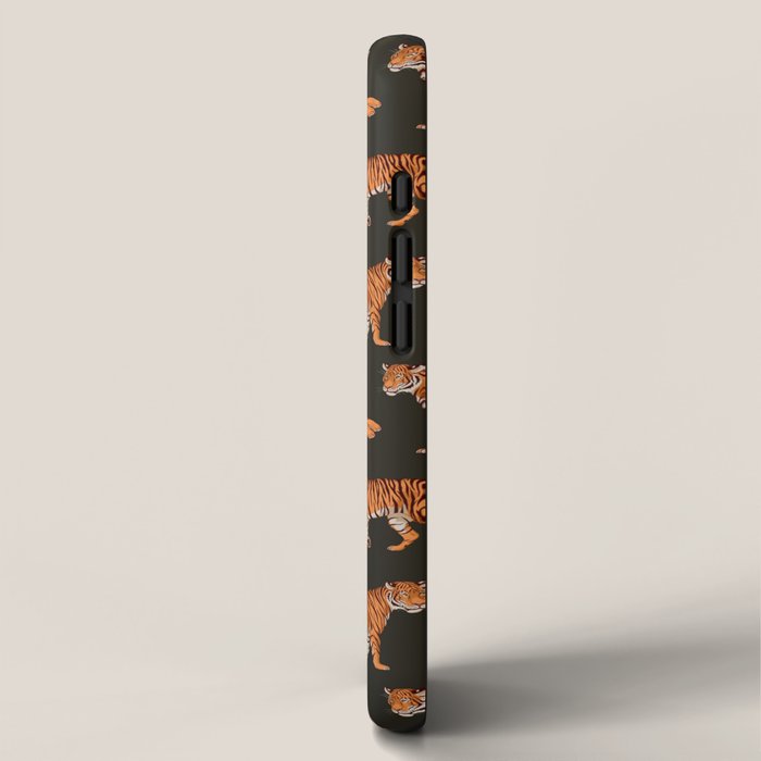 Tigers - Charcoal Black iPhone Case Gallery Image 2