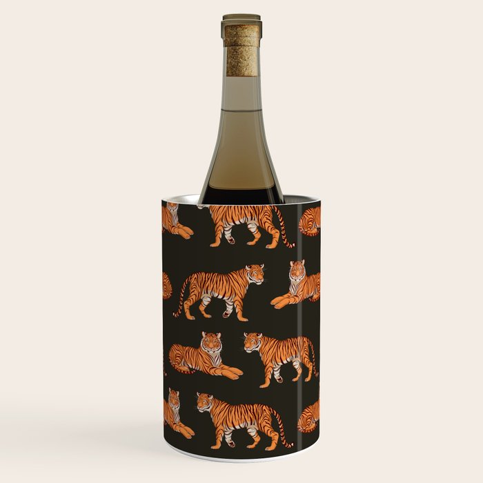 Tigers - Charcoal Black Wine Chiller Gallery Image 3