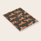 Tigers - Charcoal Black Notebook Gallery Image 3
