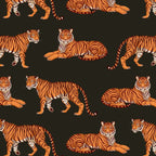 Tigers - Charcoal Black Coffee Mug Gallery Image 2