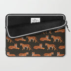 Tigers - Charcoal Black Laptop Sleeve Gallery Image 2