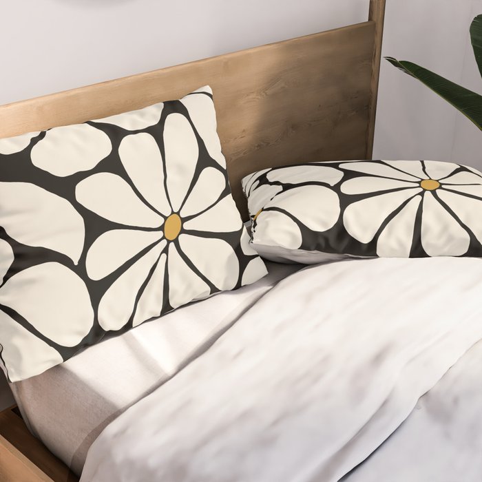 Wild Bloom - neutrals Pillow Sham Gallery Image 2