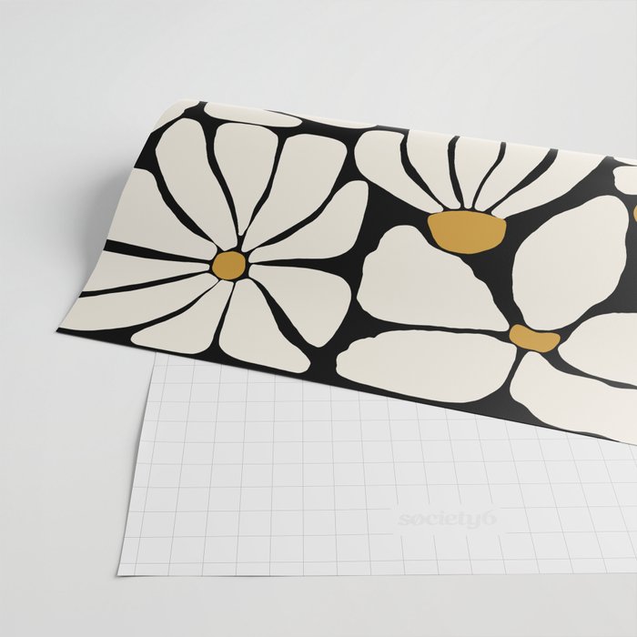 Wild Bloom - neutrals Wrapping Paper Gallery Image 2