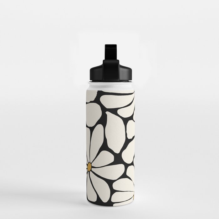Wild Bloom - neutrals Water Bottle Gallery Image 2