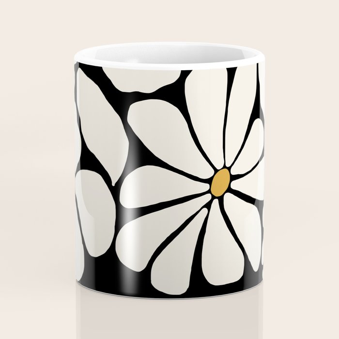 Wild Bloom - neutrals Coffee Mug Gallery Image 4
