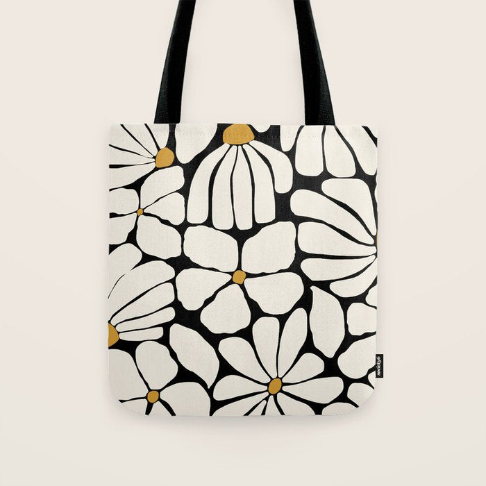 Wild Bloom - neutrals Tote Bag Gallery Image 1