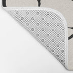 Wild Bloom - neutrals Bath Mat Gallery Image 2