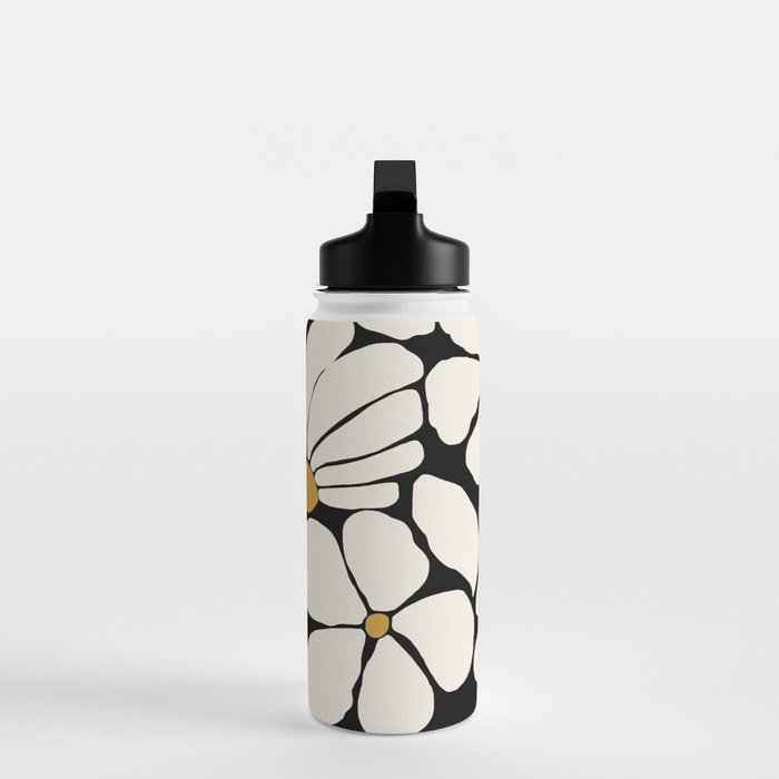 Wild Bloom - neutrals Water Bottle Gallery Image 3