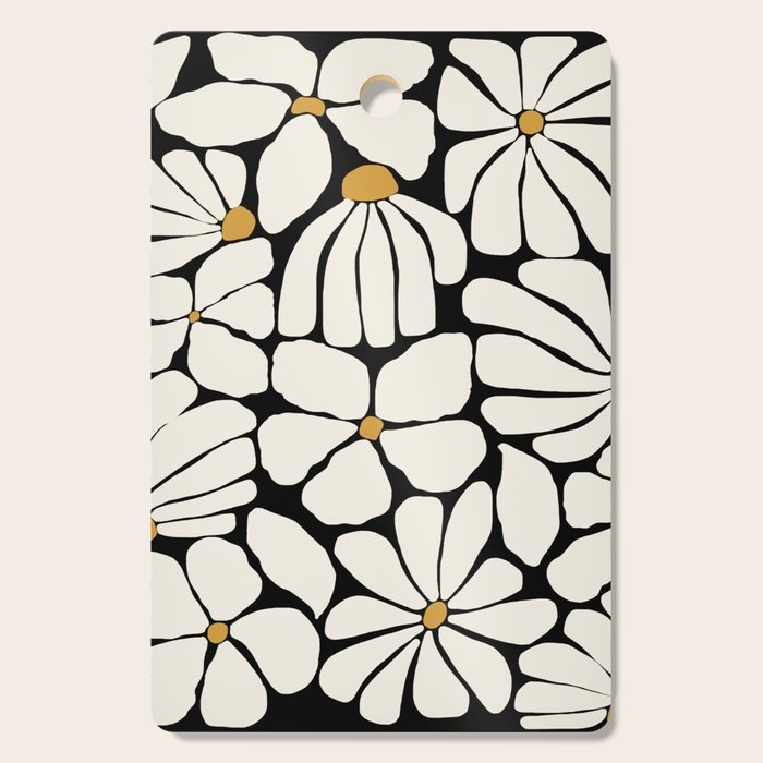Wild Bloom - neutrals Cutting Board Gallery Image 1