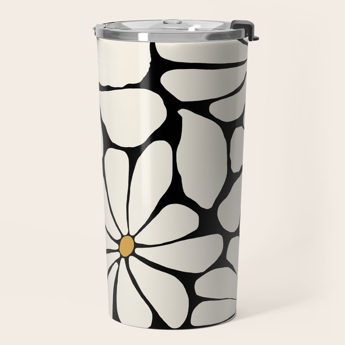 Wild Bloom - neutrals Travel Mug Gallery Image 2