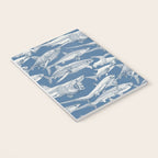 just sharks cobalt denim Notebook Gallery Image 3