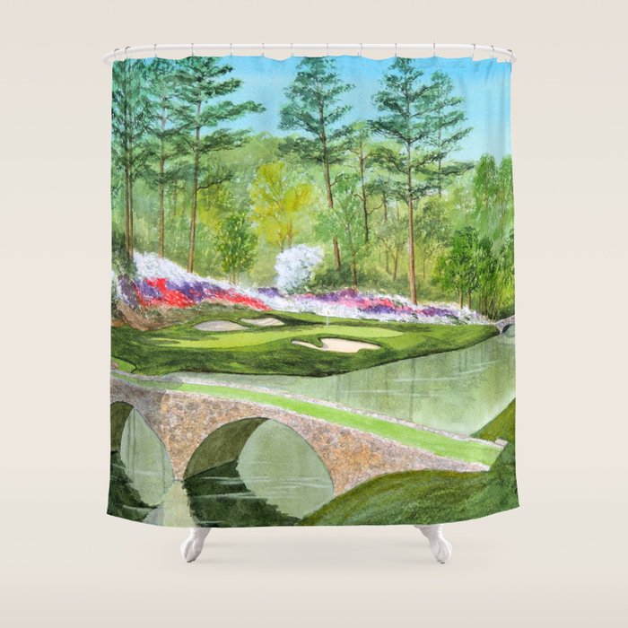 A Georgia Golf Course Shower Curtain Gallery Image 1