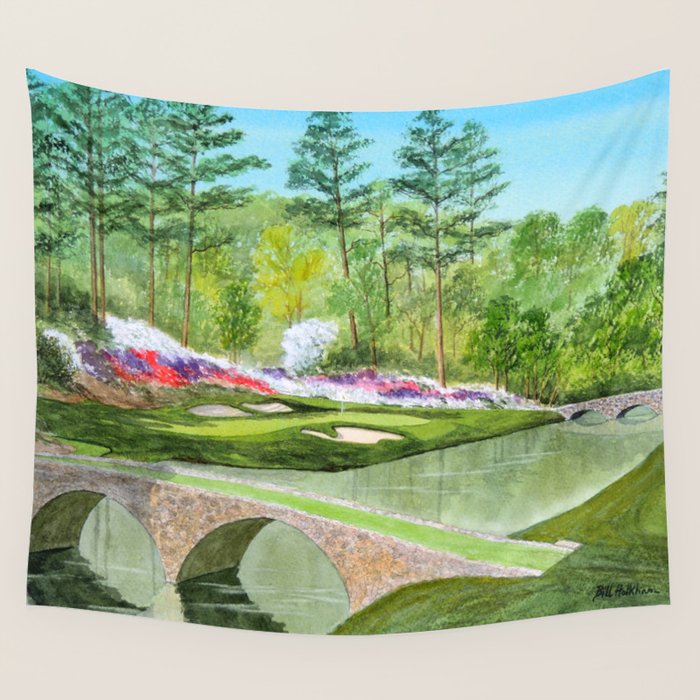 A Georgia Golf Course Wall Tapestry Gallery Image 1