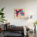 lily 22 Wood Wall Art Gallery Image 2