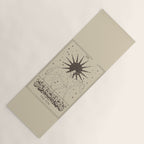 The Sun Card, Sun girl and horse print, Major Arcana, Divination, Magic girl Yoga Mat Gallery Image 1