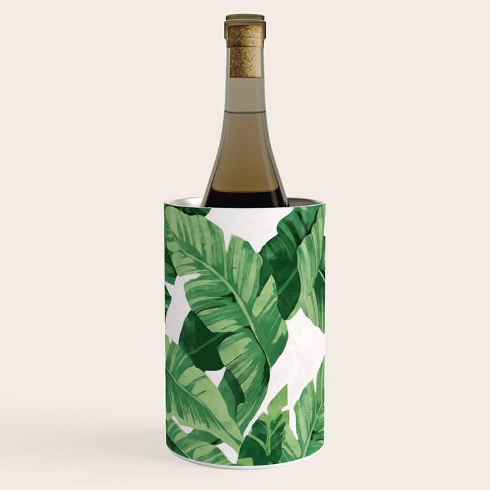 Tropical banana leaves IV Wine Chiller Gallery Image 2