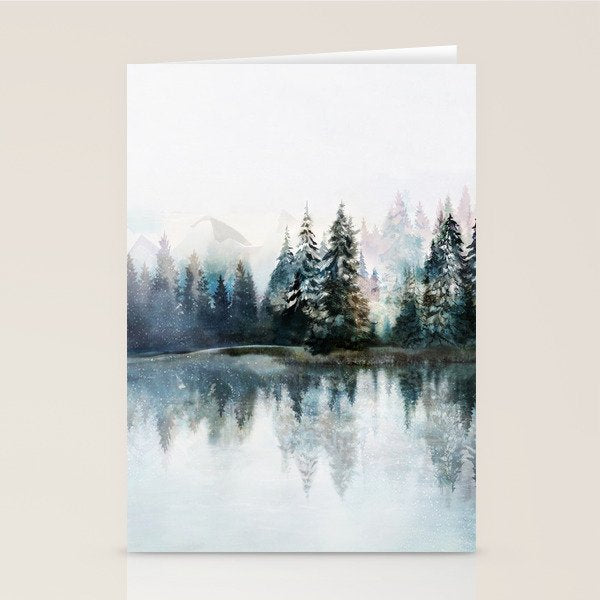 Winter Morning Stationery Card Gallery Image 2
