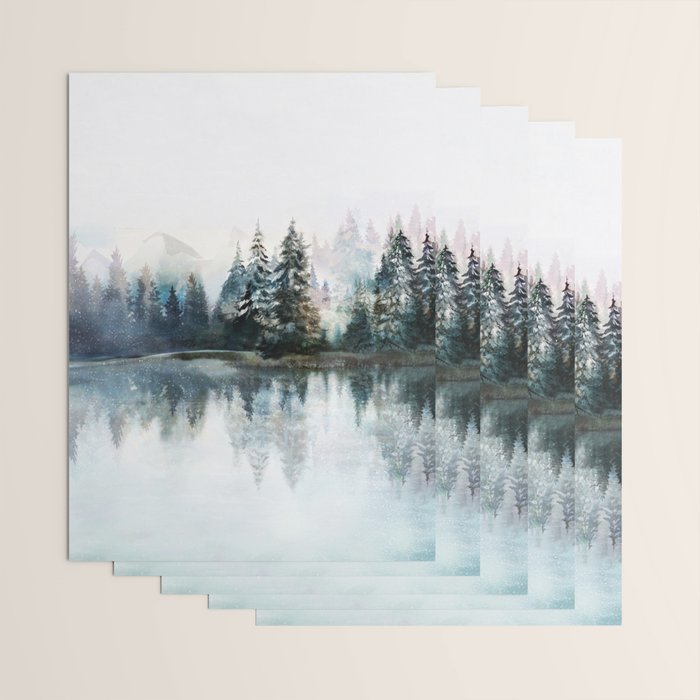 Winter Morning Wrapping Paper Gallery Image 3