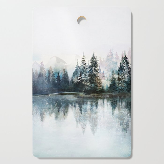 Winter Morning Cutting Board Gallery Image 1