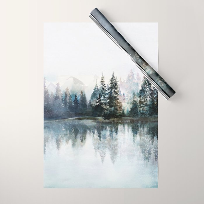 Winter Morning Wrapping Paper Gallery Image 1