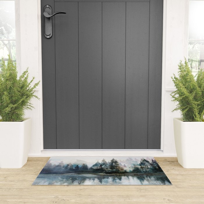 Winter Morning Welcome Mat Gallery Image 3