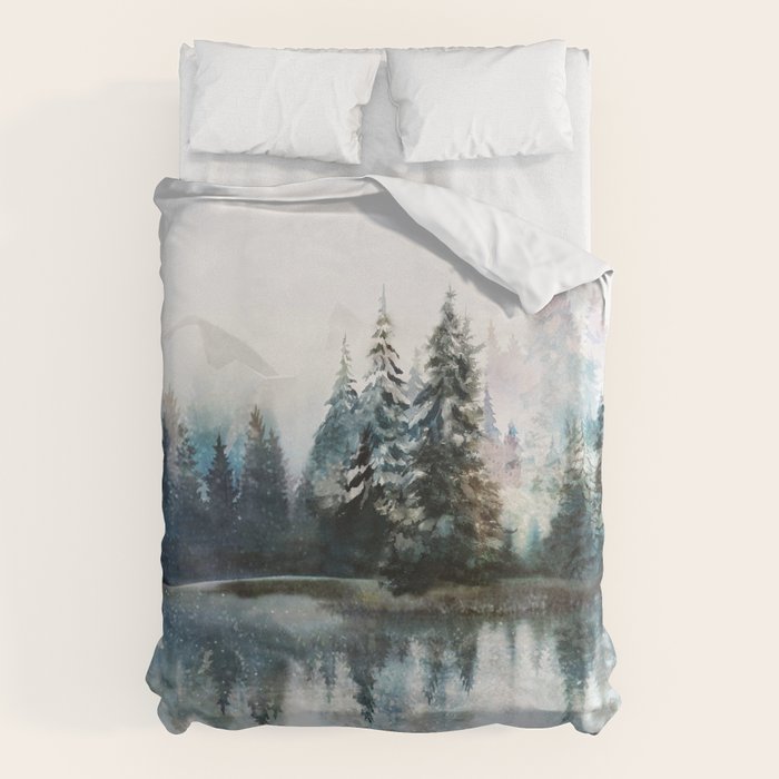 Winter Morning Duvet Cover Gallery Image 6