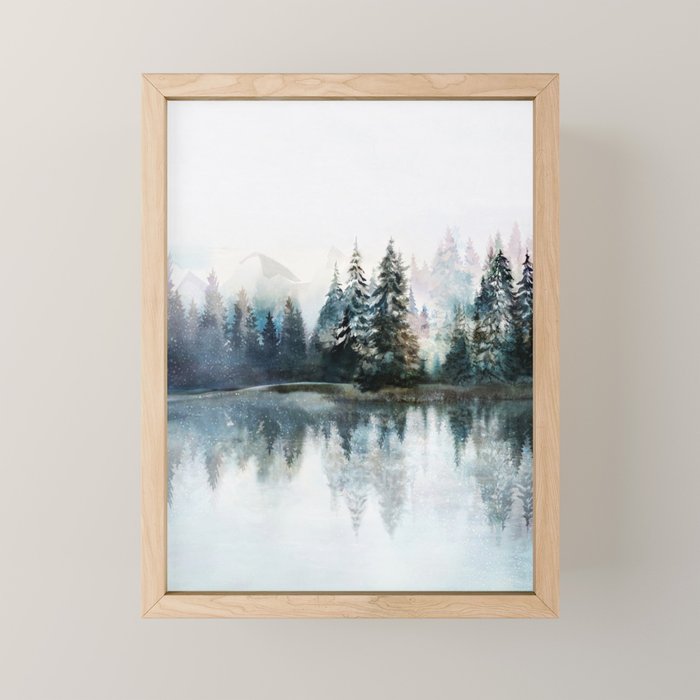 Winter Morning Mini Art Print Gallery Image 1