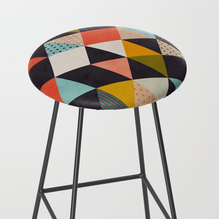 geometry mid century Stool Gallery Image 2