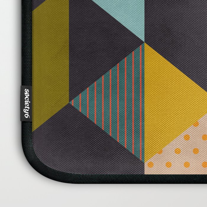 geometry mid century Laptop Sleeve Gallery Image 3