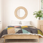 geometry mid century Duvet Cover Gallery Image 3