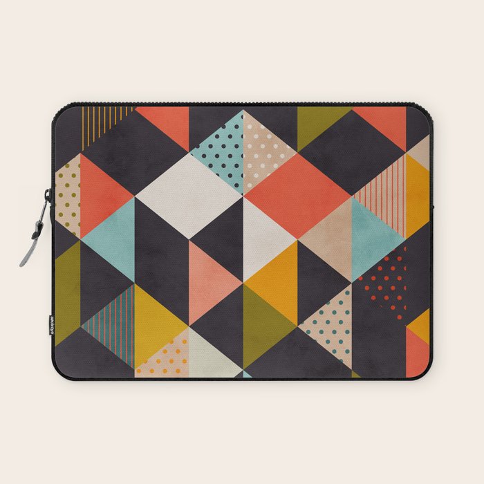 geometry mid century Laptop Sleeve Gallery Image 1