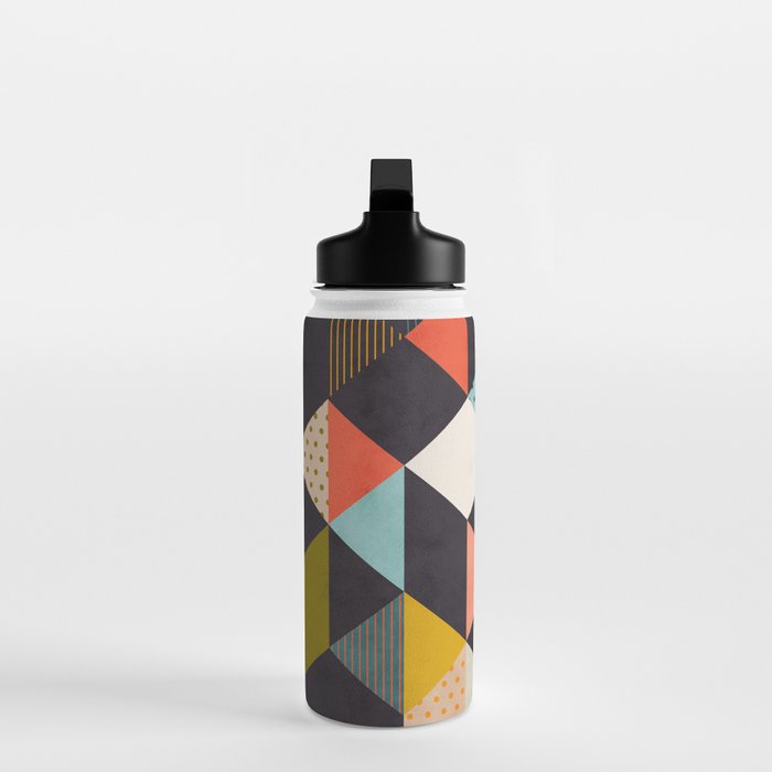 geometry mid century Water Bottle Gallery Image 3