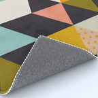 geometry mid century Rug Gallery Image 4