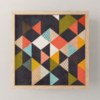 geometry mid century Mini Art Print Gallery Image 1