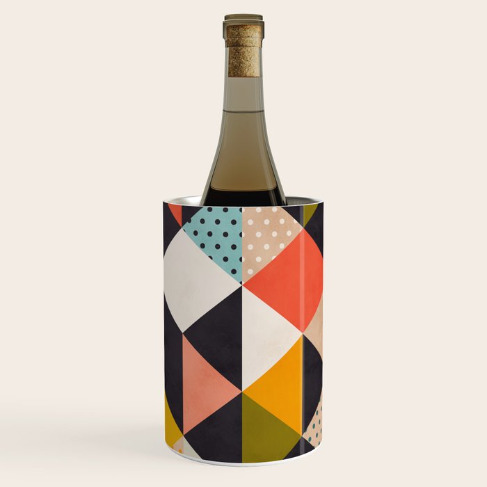 geometry mid century Wine Chiller Gallery Image 1
