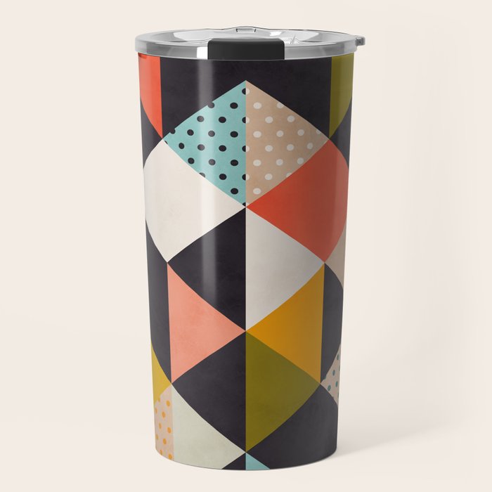 geometry mid century Travel Mug Gallery Image 1