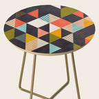 geometry mid century Side Table Gallery Image 2