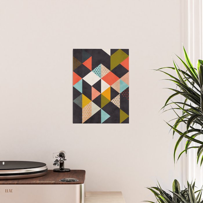 geometry mid century Poster Gallery Image 2