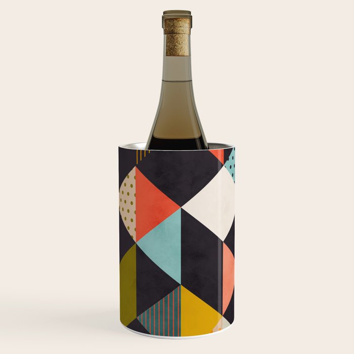 geometry mid century Wine Chiller Gallery Image 2