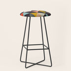 geometry mid century Stool Gallery Image 1