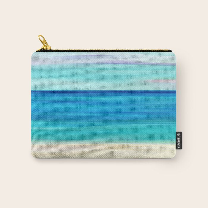 Abstract Seascape 11 Carry All Pouch Gallery Image 1
